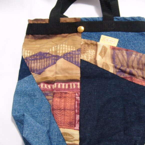 2 Fabric Wine Bottle Shopping Bags Reusable NEW - Picture 2 of 5